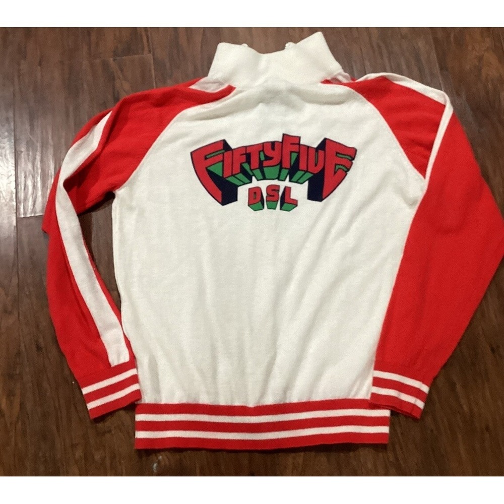 55dsl Diesel  Sweater Zip Up Rare Size Xl